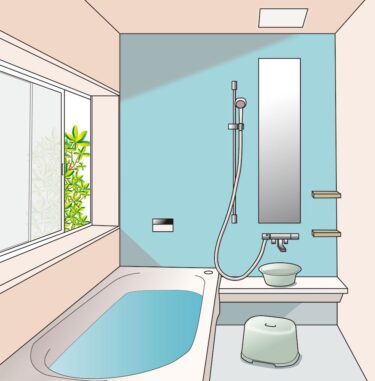 ユニットバスの掃除が簡単プラス浴室空間を快適にする内装と棚４選！